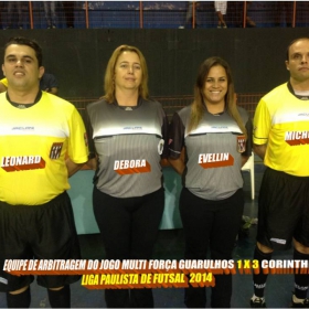 LIGA PAULISTA DE FUTSAL 2014 - GUARULHOS/MULT FORÇA  -