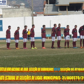 4º CAMPEONATO ESTADUAL DE SELEÇÕES DE LIGAS -2014  F.P.F.  GUARULHOS EMPATA EM 1 x 1 COM A SELEÇÃO DE MAUÁ 