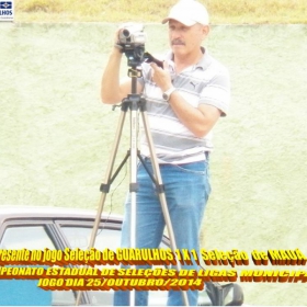 4º CAMPEONATO ESTADUAL DE SELEÇÕES DE LIGAS -2014  F.P.F.  GUARULHOS EMPATA EM 1 x 1 COM A SELEÇÃO DE MAUÁ 