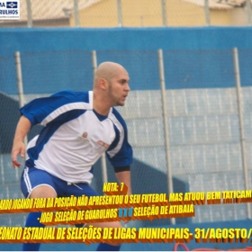 4º CAMPEONATO ESTADUAL DE SELEÇÕES DE LIGAS -2014  F.P.F.  GUARULHOS EMPATA EM 1 x 1 COM A SELEÇÃO DE MAUÁ 