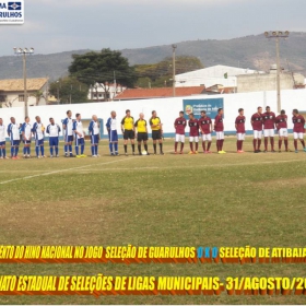 4º CAMPEONATO ESTADUAL DE SELEÇÕES DE LIGAS -2014  F.P.F.  GUARULHOS EMPATA EM 1 x 1 COM A SELEÇÃO DE MAUÁ 