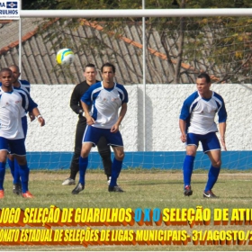 4º CAMPEONATO ESTADUAL DE SELEÇÕES DE LIGAS -2014  F.P.F.  GUARULHOS EMPATA EM 1 x 1 COM A SELEÇÃO DE MAUÁ 