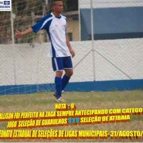 4º CAMPEONATO ESTADUAL DE SELEÇÕES DE LIGAS -2014  F.P.F.  GUARULHOS EMPATA EM 1 x 1 COM A SELEÇÃO DE MAUÁ 