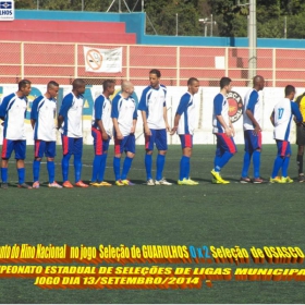 4º CAMPEONATO ESTADUAL DE SELEÇÕES DE LIGAS -2014  F.P.F.  GUARULHOS EMPATA EM 1 x 1 COM A SELEÇÃO DE MAUÁ 