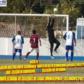 4º CAMPEONATO ESTADUAL DE SELEÇÕES DE LIGAS -2014  F.P.F.  GUARULHOS EMPATA EM 1 x 1 COM A SELEÇÃO DE MAUÁ 