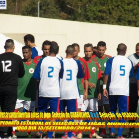 4º CAMPEONATO ESTADUAL DE SELEÇÕES DE LIGAS -2014  F.P.F.  GUARULHOS EMPATA EM 1 x 1 COM A SELEÇÃO DE MAUÁ 