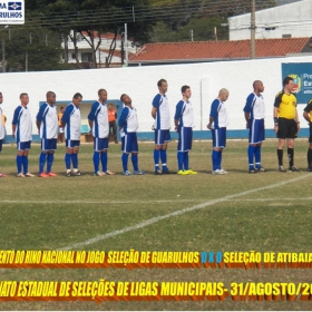 4º CAMPEONATO ESTADUAL DE SELEÇÕES DE LIGAS -2014  F.P.F.  GUARULHOS EMPATA EM 1 x 1 COM A SELEÇÃO DE MAUÁ 