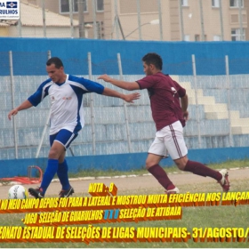 4º CAMPEONATO ESTADUAL DE SELEÇÕES DE LIGAS -2014  F.P.F.  GUARULHOS EMPATA EM 1 x 1 COM A SELEÇÃO DE MAUÁ 