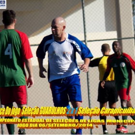 4º CAMPEONATO ESTADUAL DE SELEÇÕES DE LIGAS -2014  F.P.F.  GUARULHOS EMPATA EM 1 x 1 COM A SELEÇÃO DE MAUÁ 