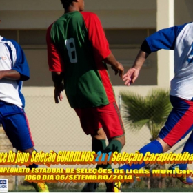 4º CAMPEONATO ESTADUAL DE SELEÇÕES DE LIGAS -2014  F.P.F.  GUARULHOS EMPATA EM 1 x 1 COM A SELEÇÃO DE MAUÁ 