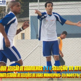 4º CAMPEONATO ESTADUAL DE SELEÇÕES DE LIGAS -2014  F.P.F.  GUARULHOS EMPATA EM 1 x 1 COM A SELEÇÃO DE MAUÁ 