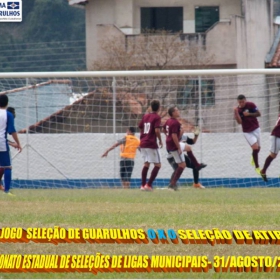 4º CAMPEONATO ESTADUAL DE SELEÇÕES DE LIGAS -2014  F.P.F.  GUARULHOS EMPATA EM 1 x 1 COM A SELEÇÃO DE MAUÁ 