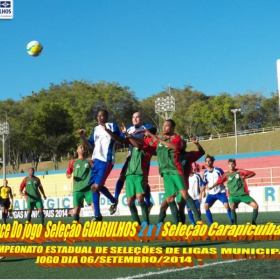 4º CAMPEONATO ESTADUAL DE SELEÇÕES DE LIGAS -2014  F.P.F.  GUARULHOS EMPATA EM 1 x 1 COM A SELEÇÃO DE MAUÁ 