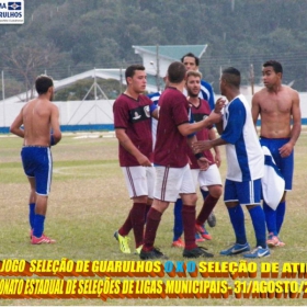 4º CAMPEONATO ESTADUAL DE SELEÇÕES DE LIGAS -2014  F.P.F.  GUARULHOS EMPATA EM 1 x 1 COM A SELEÇÃO DE MAUÁ 