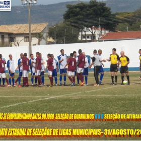 4º CAMPEONATO ESTADUAL DE SELEÇÕES DE LIGAS -2014  F.P.F.  GUARULHOS EMPATA EM 1 x 1 COM A SELEÇÃO DE MAUÁ 