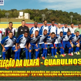 4º CAMPEONATO ESTADUAL DE SELEÇÕES DE LIGAS -2014  F.P.F.  GUARULHOS EMPATA EM 1 x 1 COM A SELEÇÃO DE MAUÁ 