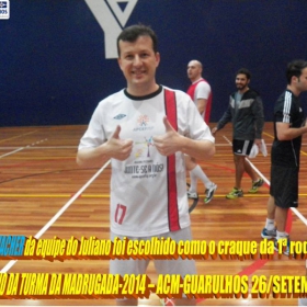 ACM- TIME DO JULIANO É CAMPEÃO DO TORNEIO DE FUTSAL DA TURMA DA MADRUGADA -