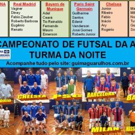 1º CAMPEONATO DE FUTSAL DA TURMA DA NOITE -ACM- GUARULHOS - BAYERN É O GRANDE CAMPEÃO