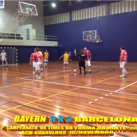 1º CAMPEONATO DE FUTSAL DA TURMA DA NOITE -ACM- GUARULHOS - BAYERN É O GRANDE CAMPEÃO