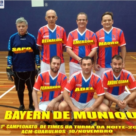 1º CAMPEONATO DE FUTSAL DA TURMA DA NOITE -ACM- GUARULHOS - BAYERN É O GRANDE CAMPEÃO