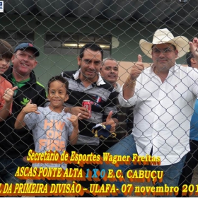 CAMPEONATO DA PRIMEIRA DIVISÃO-2015 - ULAFA - 