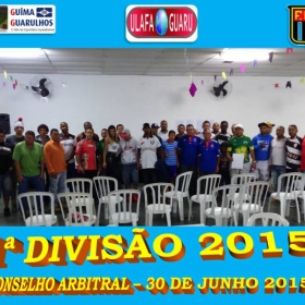 CAMPEONATO DA PRIMEIRA DIVISÃO-2015 - ULAFA - 