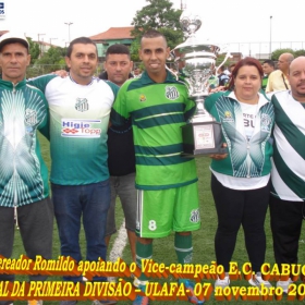 CAMPEONATO DA PRIMEIRA DIVISÃO-2015 - ULAFA - 