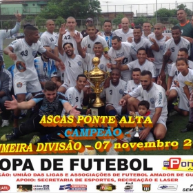 CAMPEONATO DA PRIMEIRA DIVISÃO-2015 - ULAFA - 