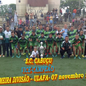 CAMPEONATO DA PRIMEIRA DIVISÃO-2015 - ULAFA - 