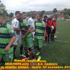 CAMPEONATO DA PRIMEIRA DIVISÃO-2015 - ULAFA - 