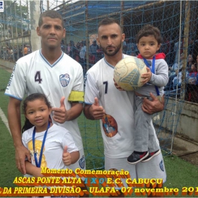 CAMPEONATO DA PRIMEIRA DIVISÃO-2015 - ULAFA - 