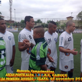 CAMPEONATO DA PRIMEIRA DIVISÃO-2015 - ULAFA - 