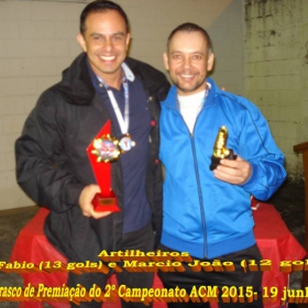 CAMPEONATO DE FUTSAL 2015 - ACM GUARULHOS