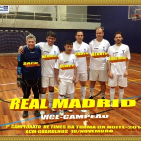 CAMPEONATO DE FUTSAL 2015 - ACM GUARULHOS