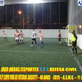 5ª COPA PING DE FUTEBOL SOCIETY -40 ANOS- 2015 -ASMG