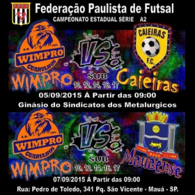 WIMPRO - MENORES - ESTADUAL A2 2015