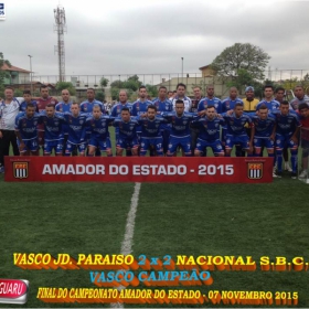 CAMPEONATO AMADOR DO ESTADO 2015-  