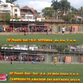 CAMPEONATO AMADOR DO ESTADO 2015-  