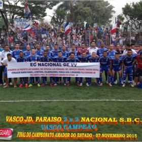 CAMPEONATO AMADOR DO ESTADO 2015-  