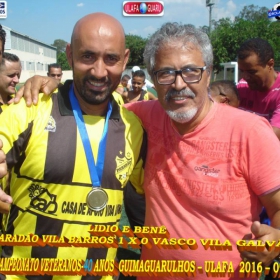 1º CAMPEONATO GUIMAGUARULHOS VETERANO 40 e 50 ANOS 2016 - ULAFA - SINDICATO E PARADÃO OS GRANDES CAMPEÕES