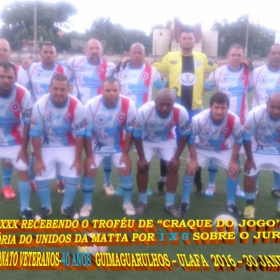 1º CAMPEONATO GUIMAGUARULHOS VETERANO 40 e 50 ANOS 2016 - ULAFA - SINDICATO E PARADÃO OS GRANDES CAMPEÕES