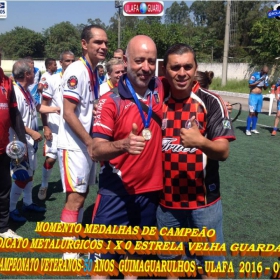 1º CAMPEONATO GUIMAGUARULHOS VETERANO 40 e 50 ANOS 2016 - ULAFA - SINDICATO E PARADÃO OS GRANDES CAMPEÕES