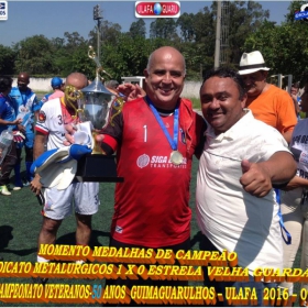 1º CAMPEONATO GUIMAGUARULHOS VETERANO 40 e 50 ANOS 2016 - ULAFA - SINDICATO E PARADÃO OS GRANDES CAMPEÕES