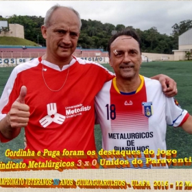 1º CAMPEONATO GUIMAGUARULHOS VETERANO 40 e 50 ANOS 2016 - ULAFA - SINDICATO E PARADÃO OS GRANDES CAMPEÕES