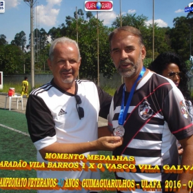 1º CAMPEONATO GUIMAGUARULHOS VETERANO 40 e 50 ANOS 2016 - ULAFA - SINDICATO E PARADÃO OS GRANDES CAMPEÕES