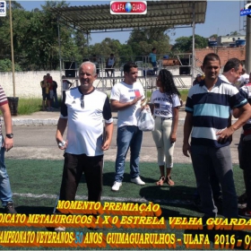 1º CAMPEONATO GUIMAGUARULHOS VETERANO 40 e 50 ANOS 2016 - ULAFA - SINDICATO E PARADÃO OS GRANDES CAMPEÕES