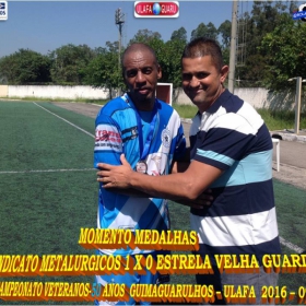 1º CAMPEONATO GUIMAGUARULHOS VETERANO 40 e 50 ANOS 2016 - ULAFA - SINDICATO E PARADÃO OS GRANDES CAMPEÕES