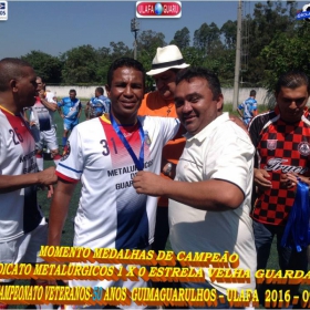 1º CAMPEONATO GUIMAGUARULHOS VETERANO 40 e 50 ANOS 2016 - ULAFA - SINDICATO E PARADÃO OS GRANDES CAMPEÕES