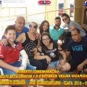 1º CAMPEONATO GUIMAGUARULHOS VETERANO 40 e 50 ANOS 2016 - ULAFA - SINDICATO E PARADÃO OS GRANDES CAMPEÕES