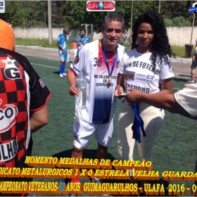 1º CAMPEONATO GUIMAGUARULHOS VETERANO 40 e 50 ANOS 2016 - ULAFA - SINDICATO E PARADÃO OS GRANDES CAMPEÕES